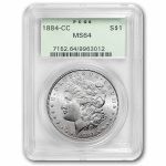 1884-CC Morgan Dollar MS-64 PCGS