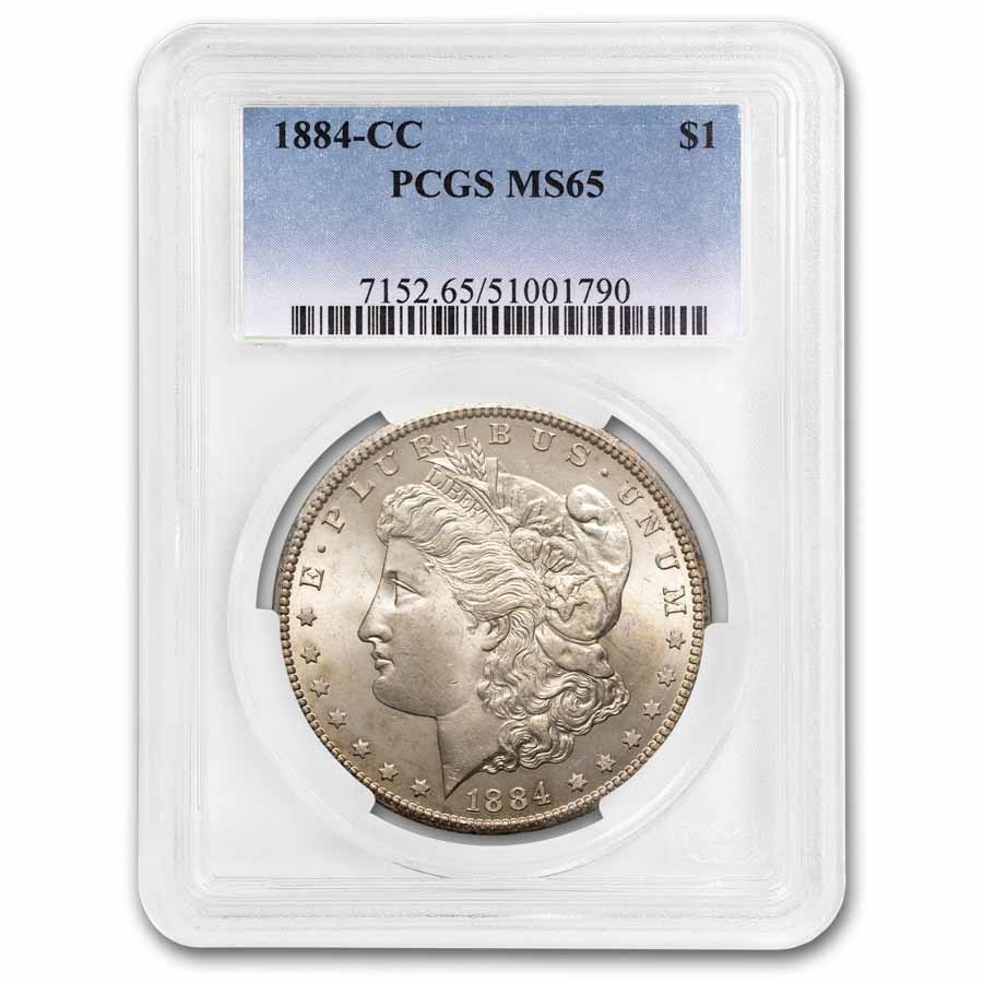 1884-CC Morgan Dollar MS-65 PCGS
