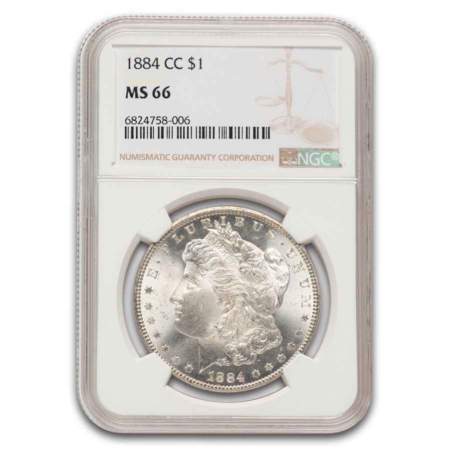 1884-CC Morgan Dollar MS-66 NGC