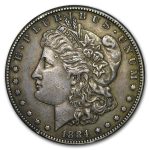 1884-CC Morgan Dollar VF