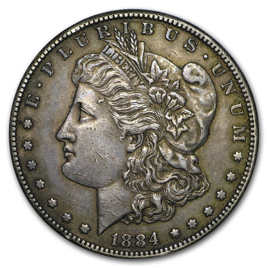 1884-CC Morgan Dollar VF