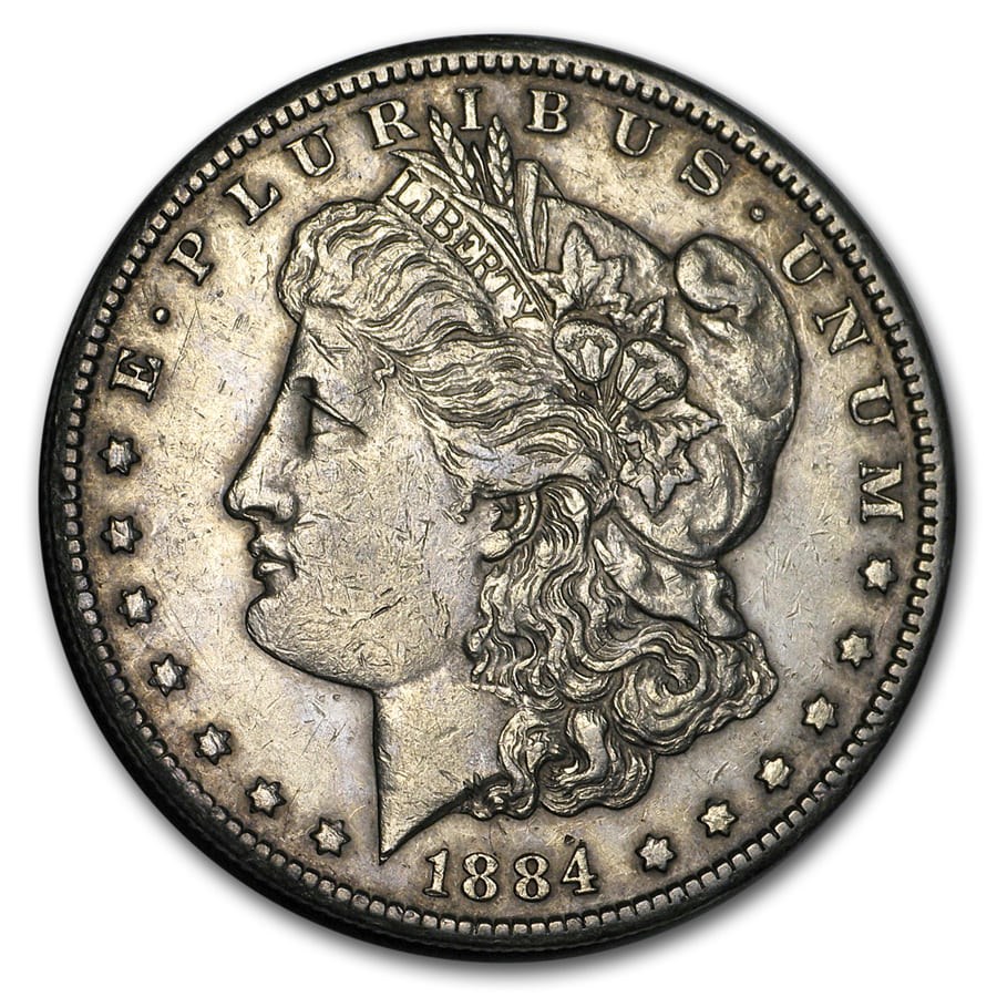 1884-CC Morgan Dollar XF
