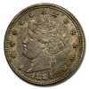 1884 Liberty Head V Nickel AU