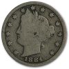 1884 Liberty Head V Nickel Good