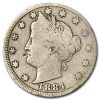 1884 Liberty Head V Nickel VG