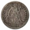1884 Liberty Seated Dime VG
