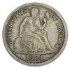 1884 Liberty Seated Dime XF