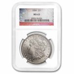 1884 Morgan Dollar MS-63 NGC