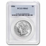 1884 Morgan Dollar MS-63 PCGS