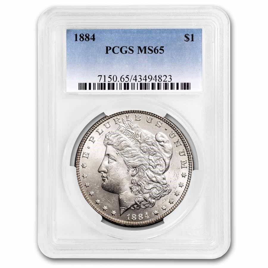1884 Morgan Dollar MS-65 PCGS
