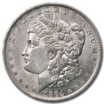 1884-O Morgan Dollar AU