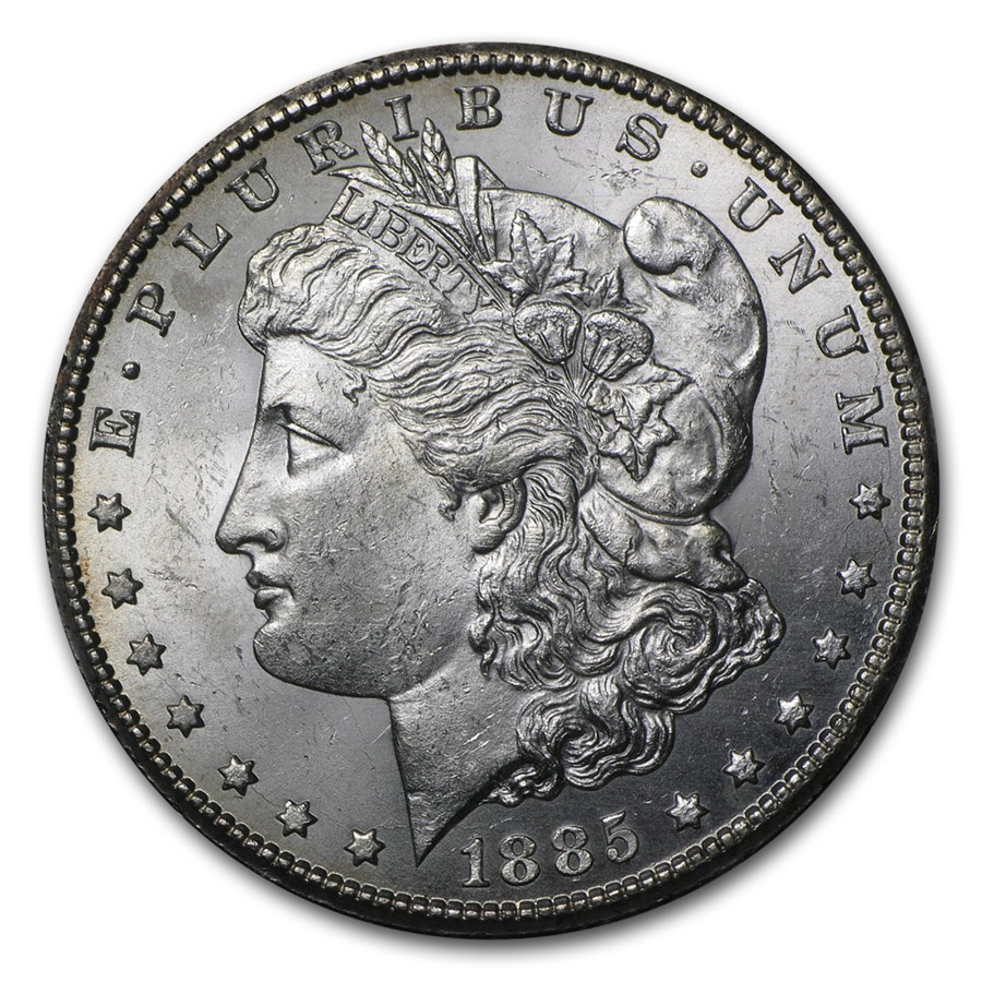 1885-CC Morgan Dollar BU