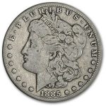 1885-CC Morgan Dollar Fine
