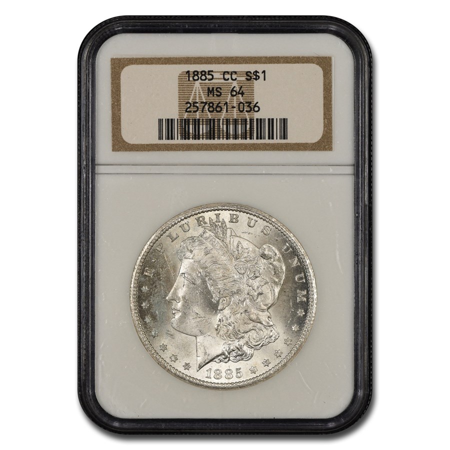 1885-CC Morgan Dollar MS-64 NGC
