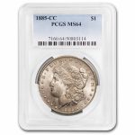 1885-CC Morgan Dollar MS-64 PCGS