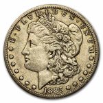 1885-CC Morgan Dollar XF