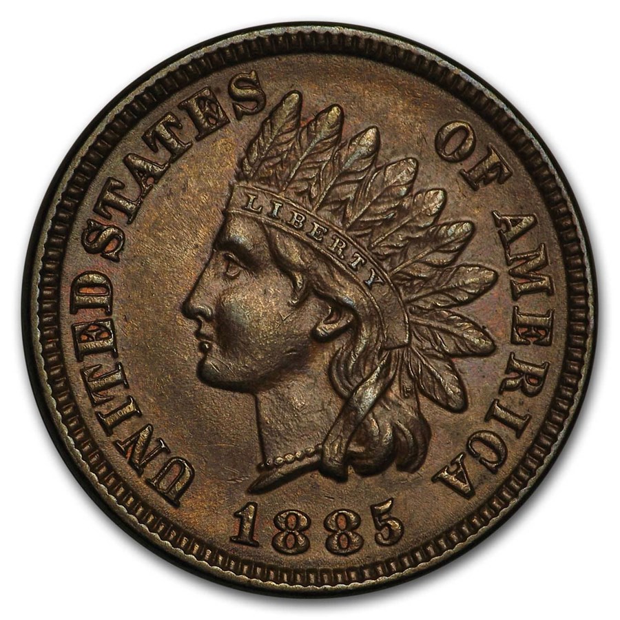 1885 Indian Head Cent AU