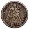 1885 Liberty Seated Dime Fine