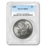 1885 Morgan Dollar MS-62 PCGS