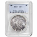 1885 Morgan Dollar MS-63 PCGS