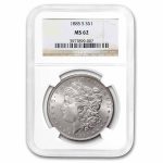 1885-S Morgan Dollar MS-62 NGC