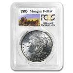 1885 Stage Coach Morgan Dollar BU PCGS