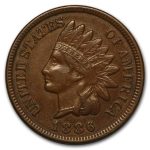 1886 Indian Head Cent Type-II AU
