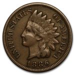 1886 Indian Head Cent Type-II VF