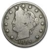 1886 Liberty Head V Nickel VG