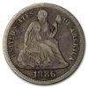 1886 Liberty Seated Dime Fine