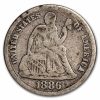 1886 Liberty Seated Dime Good