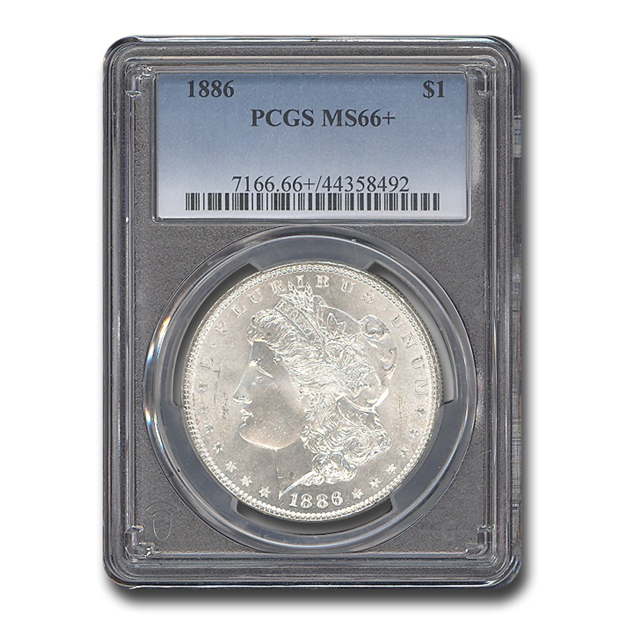 1886 Morgan Dollar MS-66+ PCGS