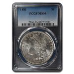 1886 Morgan Dollar MS-66 PCGS