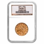1887 $10 Liberty Gold Eagle MS-60 NGC