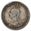 1887-1893 Great Britain Silver 3 Pence Victoria Avg Circ