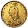 1887-1893-S Australia Gold Sovereign Victoria Jubilee Avg Circ