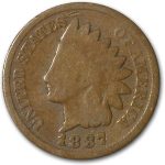 1887 Indian Head Cent Good+