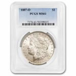 1887-O Morgan Dollar MS-61 PCGS