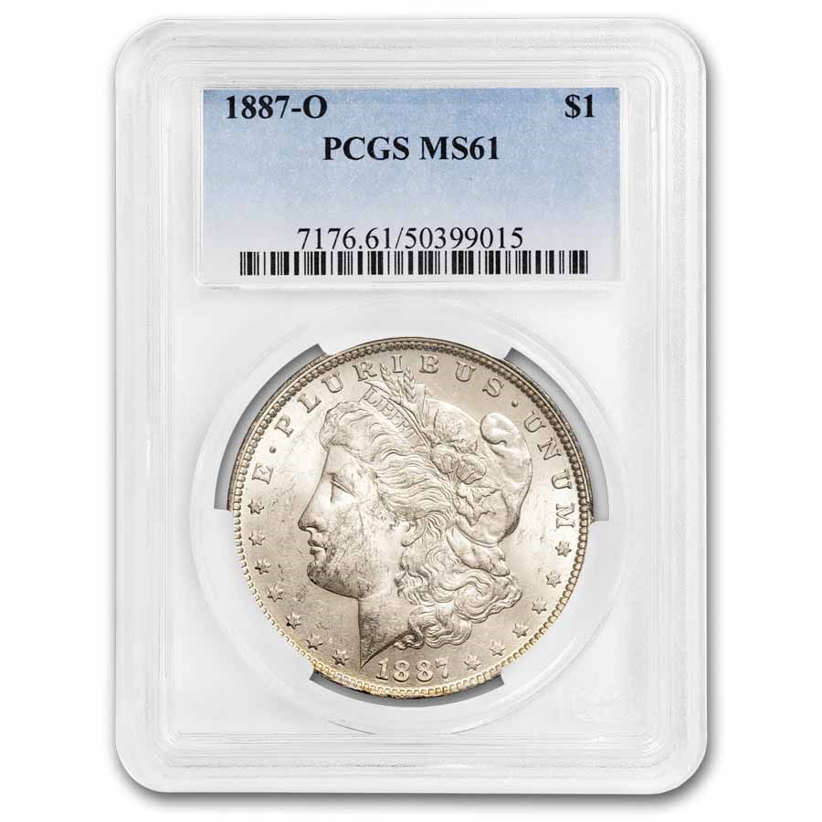 1887-O Morgan Dollar MS-61 PCGS