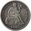 1887-S Liberty Seated Dime Fine