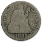 1887-S Liberty Seated Dime Good