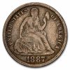 1887-S Liberty Seated Dime VF