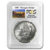 1887 Stage Coach Morgan Dollar BU PCGS