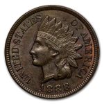 1888 Indian Head Cent BU (Brown)