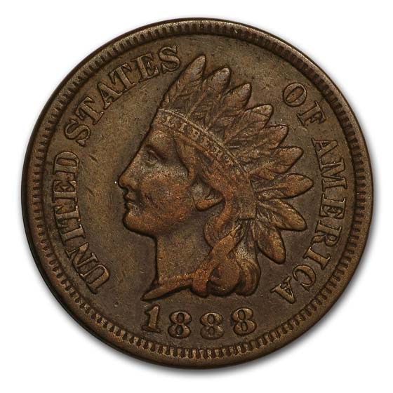 1888 Indian Head Cent XF