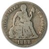 1888 Liberty Seated Dime VG