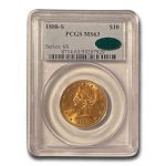 1888-S $10 Liberty Gold Eagle MS-63 PCGS CAC