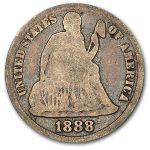 1888-S Liberty Seated Dime Good