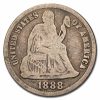 1888-S Liberty Seated Dime VG