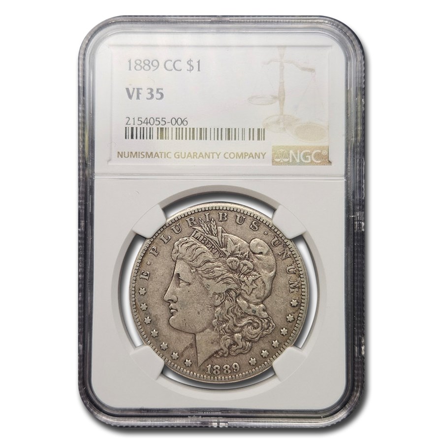 1889-CC Morgan Dollar VF-35 NGC